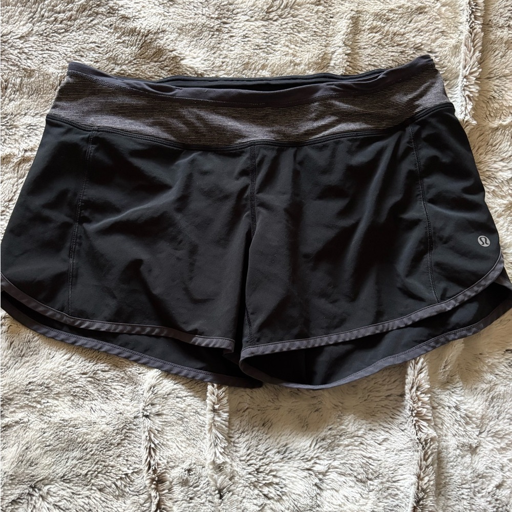 lululemon athletica Charcoal Women's Athletic Shorts